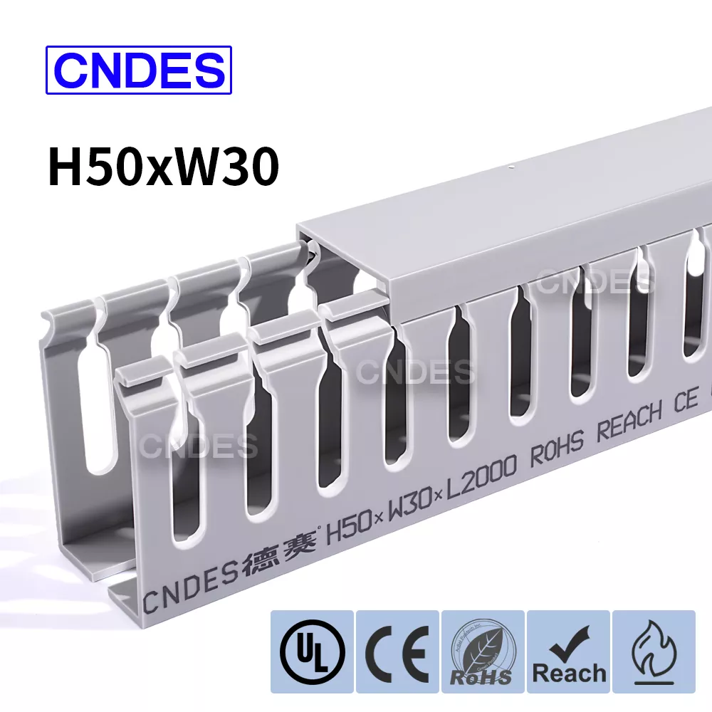 داکت سازمان دهی کابل پی وی سی شیاردار 50×30