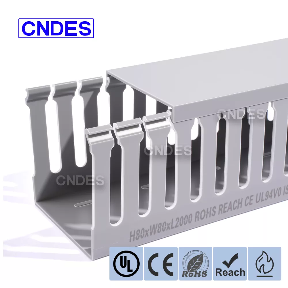 کانال سیم کشی تخته سوئیچ پی وی سی شیاردار 80×80