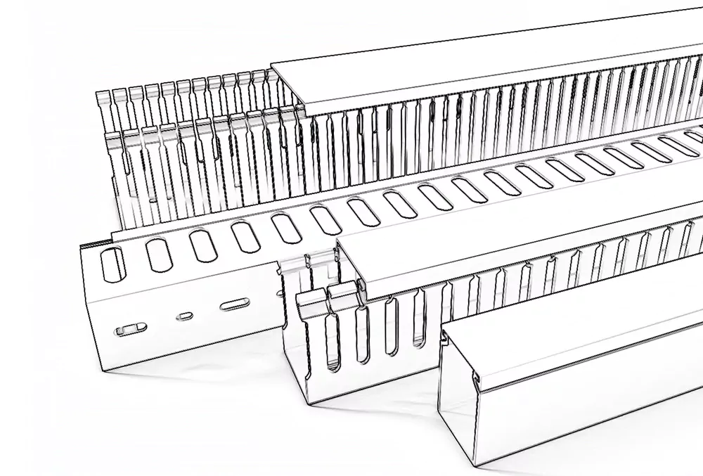کانال های سیم کشی پی وی سی سفارشی