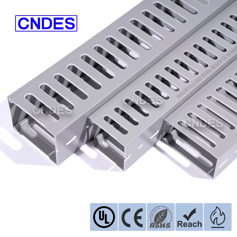 لوله کشی سیم کشی اسلات بسته PVC